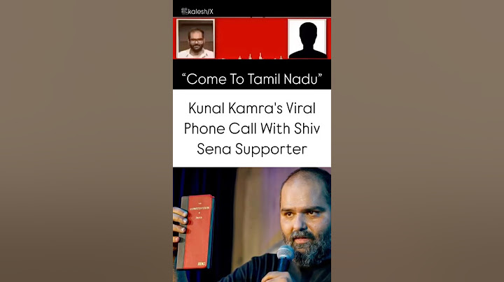 Kunal Kamra’s Viral Call With Shiv Sena Supporter