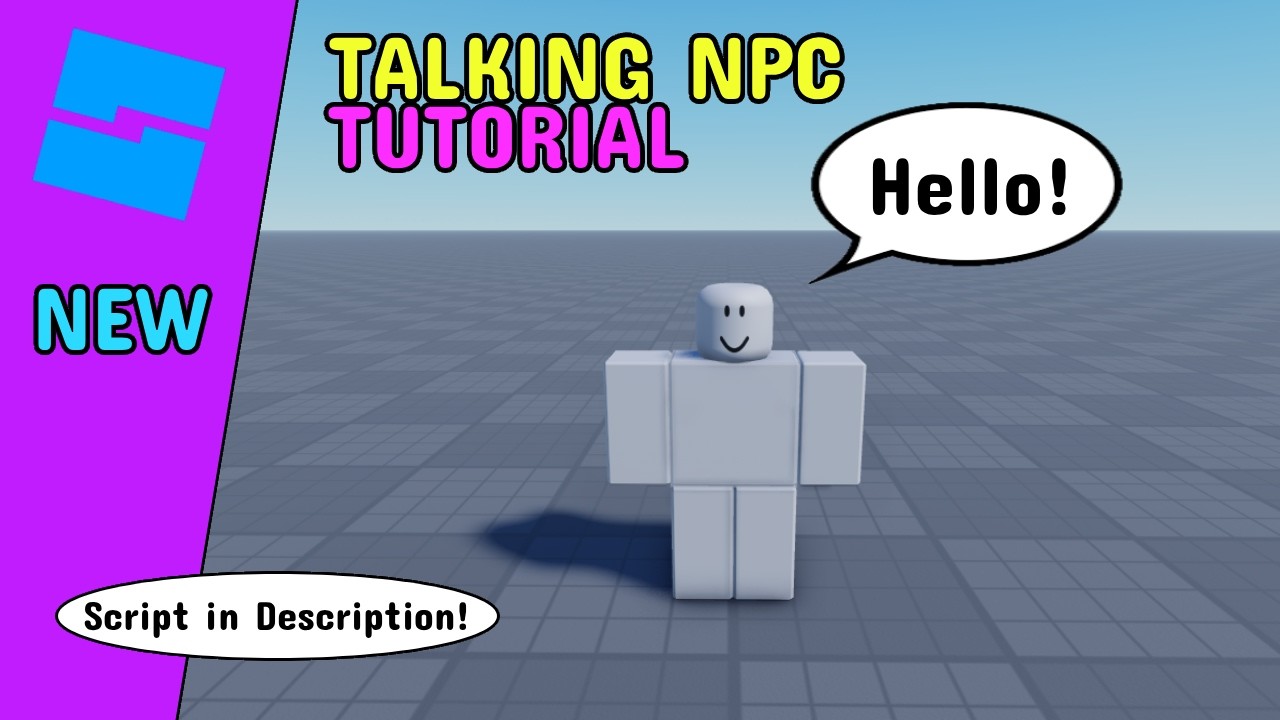 Talking NPC Tutorial EXPLAINED!🗨 | Roblox Studio - YouTube