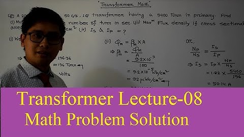 08. Transformer Math Problem Solution- 01