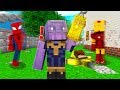 THANOS SONSUZLUK ELDİVENİ İLE YOK ETTİ! 😱 - Minecraft