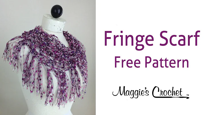 Learn to Crochet a Stylish City Life Fringed Scarf