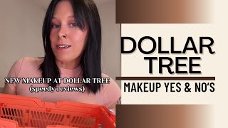 NEW MAKEUP AT DOLLAR TREE | speedy reviews