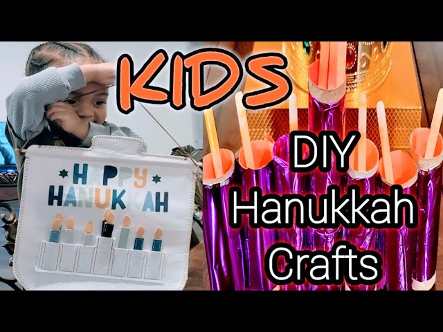 DIY Menorah for Kid's Hanukkah Celebration with Cricut - Jolly & Happy