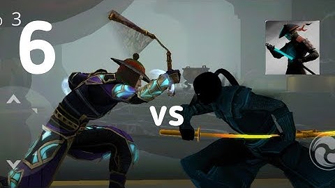 shadow fight 3 gameplay walkthrough chapter 2 video 6 boss fight (Android, ios)