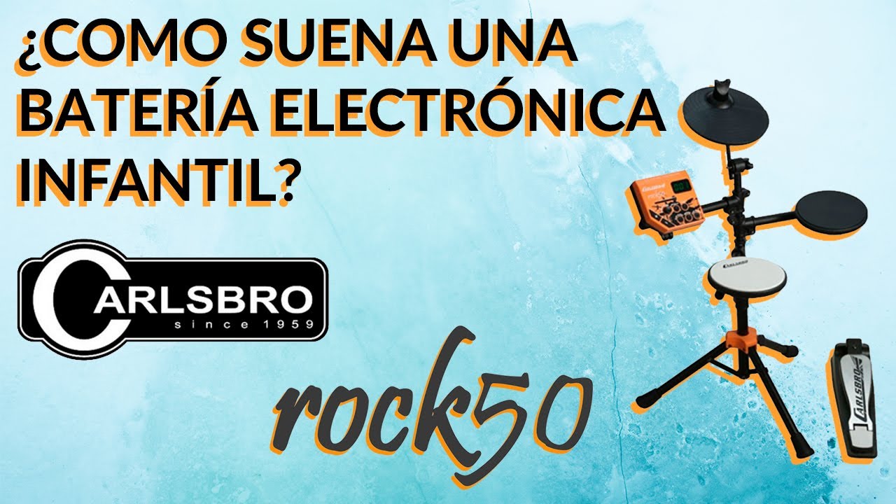 BATERÍA ELECTRÓNICA CARLSBRO ROCK 50