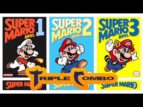 Trilogía Super Mario Bros del NES - Triple Combo #1