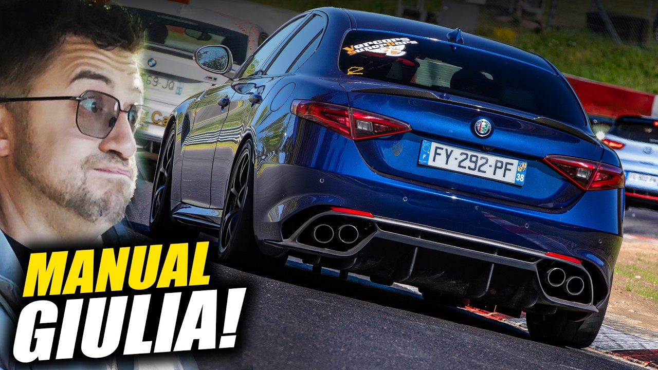 PERFECTION: MANUAL Giulia Quadrifoglio😍 // Nürburgring