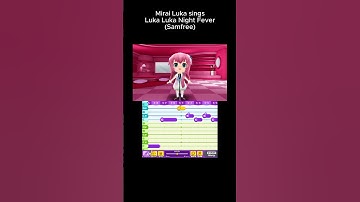 Thumbnail of Mirai Luka sings Luka Luka Night Fever (Samfree)