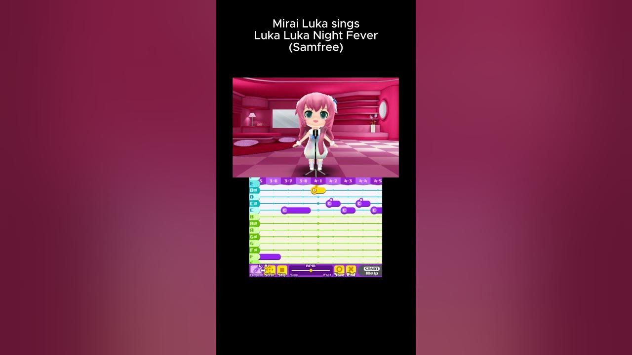 Mirai Luka sings Luka Luka Night Fever (Samfree)