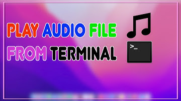 How to play mp3 or audio file from terminal