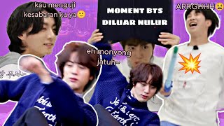 BTS MOMENTS DILUAR NULUR || BTS Funny Moments (Sub Indo)