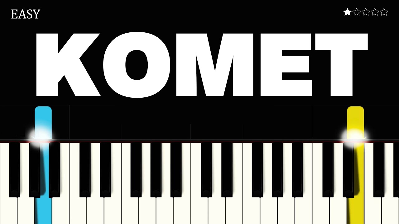 Udo Lindenberg & Apache 207 - Komet | Easy Piano Tutorial Udo Lindenberg & Apache 207 - Komet | Easy Piano Tutorial