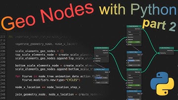 Blender Python Tutorial: How to Use Geometry Nodes to Split and Animate Mesh Faces