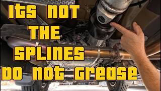 Nissan Frontier Slip Yoke CLUNK THUD Fix Without Grease | MUST WATCH!