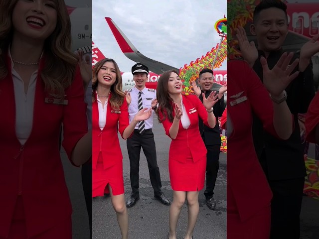 Thank you for flying and celebrating CNY with us! 🐰🧧 #airasia class=