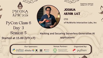 Day 3 Class #6 - 3C Session 5 - Pycon APAC 2024