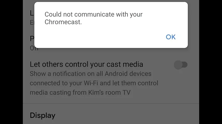 5 Ways To Fix Could not Communicate with your Chromecast