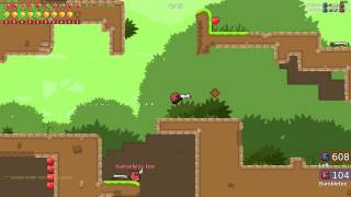 Teeworlds PC Gameplay CTF4 Multiplayer Online - Full HD 1080p60 - Steam Edition - OSD/FPS