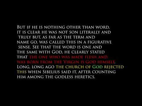 يوسابيوس اللاهوت الكنسي 1 وثائقي الأحادية المسيحية