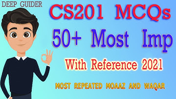 CS201 Grand Quiz  |  CS201 Important Questions  |  CS201 Past Paper  |  2021 & 2022 & 2023