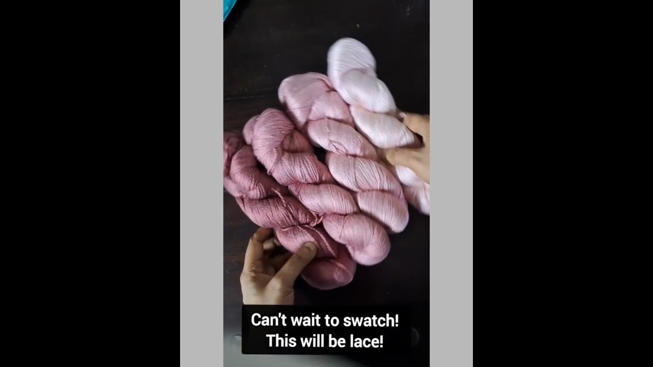 Yarn arrival from Expression Fiber Arts! #laceknitting #knitting #knittingdesign