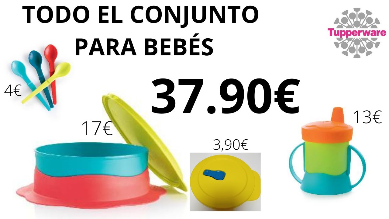 Tacita y plato para bebé Tupperware 