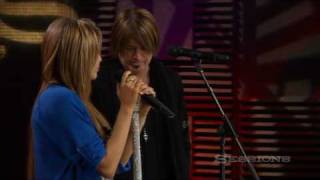 Vignette de la vidéo "Miley Cyrus and Billy Ray Cyrus - Butterfly Fly Away - AOL Music Sessions - HQ"