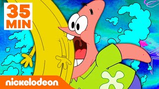 Momen TERBAIK Pertunjukan Patrick Star Seri 1 Bagian 2 selama 35 Menit! | Nickelodeon Bahasa