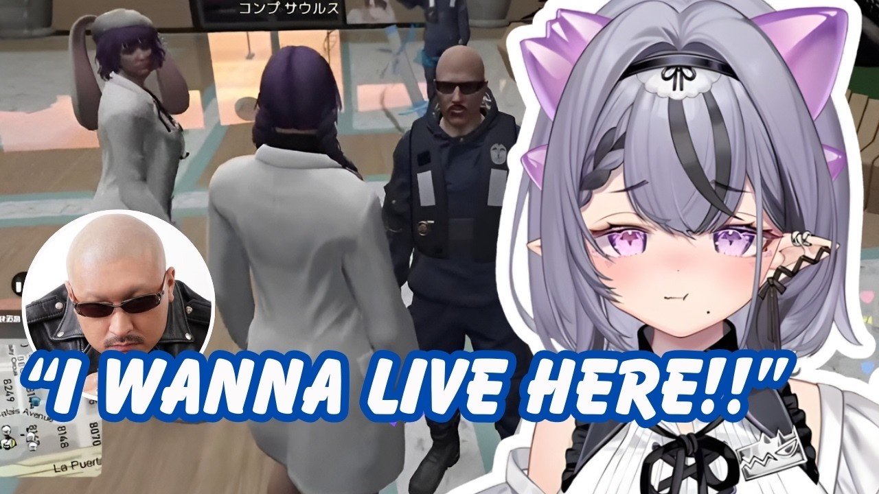 【GTA MADTOWN】Compsaurus and QQtai girls let Mafia Kajita in a group ASMR session【Uniraid! Eng Sub】