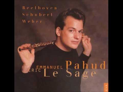 Schubert - Introduction et Varation. Pahud, Flute - Lesage, Piano