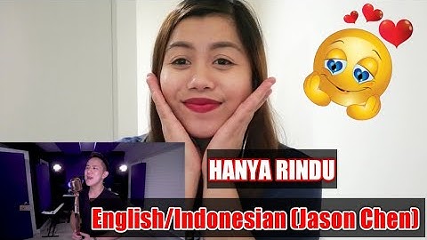 Andmesh - HANYA RINDU (English x Indonesian) JASON CHEN Cover | REACTION