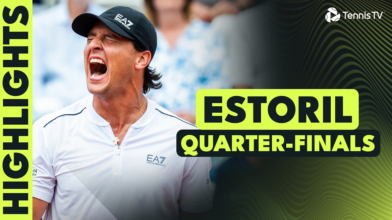 Darderi Battles Faria; Rublev, Blockx & More In Action | Estoril 2026 Quarter-Final Highlights