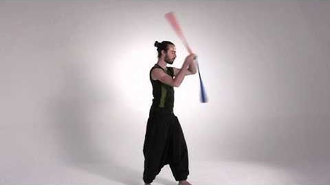 Looping Poi: Hybrid: hands same-time, poi split-time