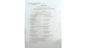 2nd Sem MM & HRM full Paper Solved 2022||Now Verified your Answers| MM&HRM Cu paper Solved 2022 |