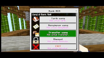 Plugin BankBCA PM4 (PocketMine-MP 4) | FREE!! | 1.19.70
