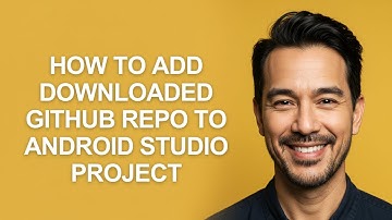 How to Add Downloaded Github Repo to Android Studio Project - KevinHowTo