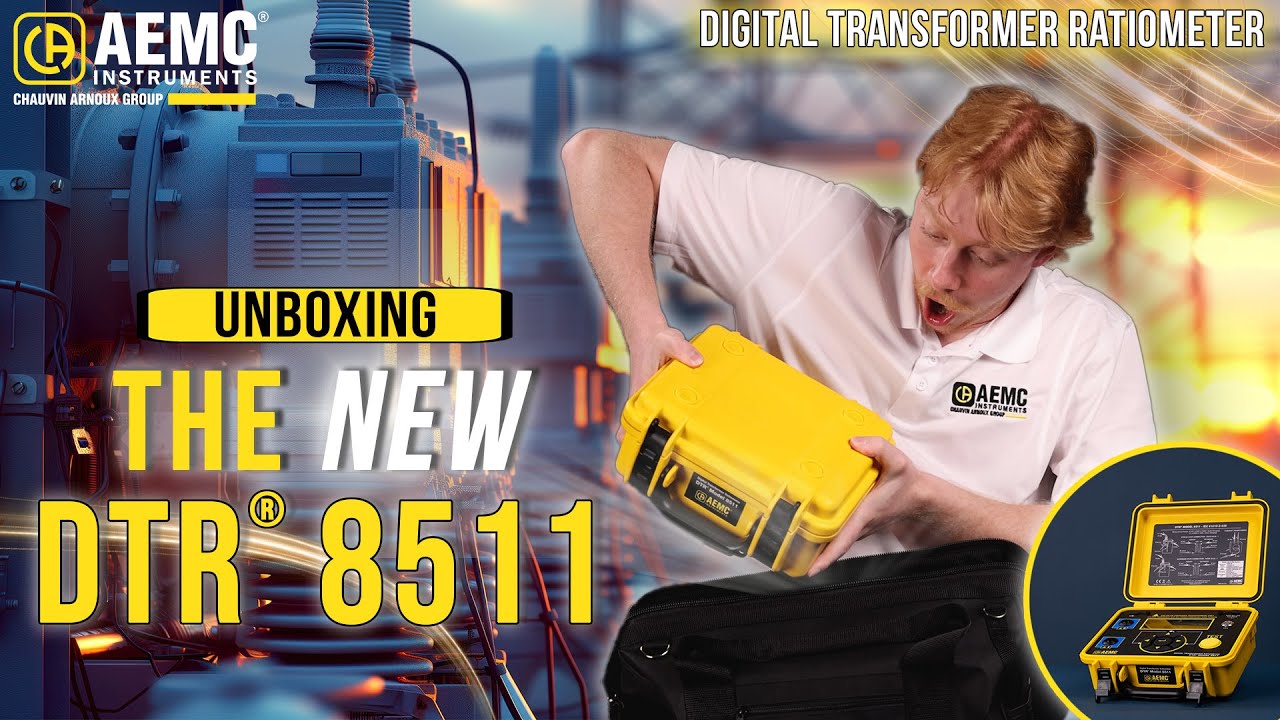 AEMC® — Распаковка нового DTR® 8511