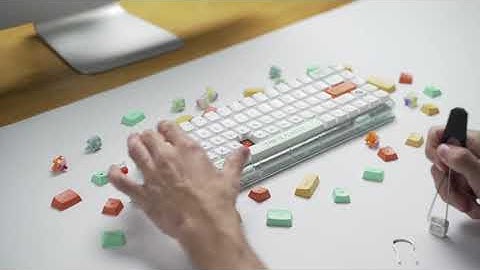 Mojo68: See-through, Custom&Programmable Mechanical Keyboard