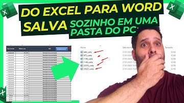 Atualizado   como preencher documentos word atraves do excel