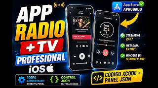Create a Radio and TV App for iOS 2026: Xcode Source Code and App Store Publishing screenshot 3