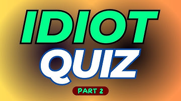Idiot Test- 90% people will fail. Stupid Quiz | Idiot Quiz | Intelligence Test | Intelligence Quiz |