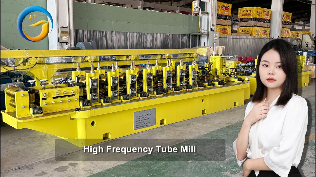 Frequency Producing Machine High Frequency Tube Mill | Ms Pipe Making Machine | ERW Pipe ...