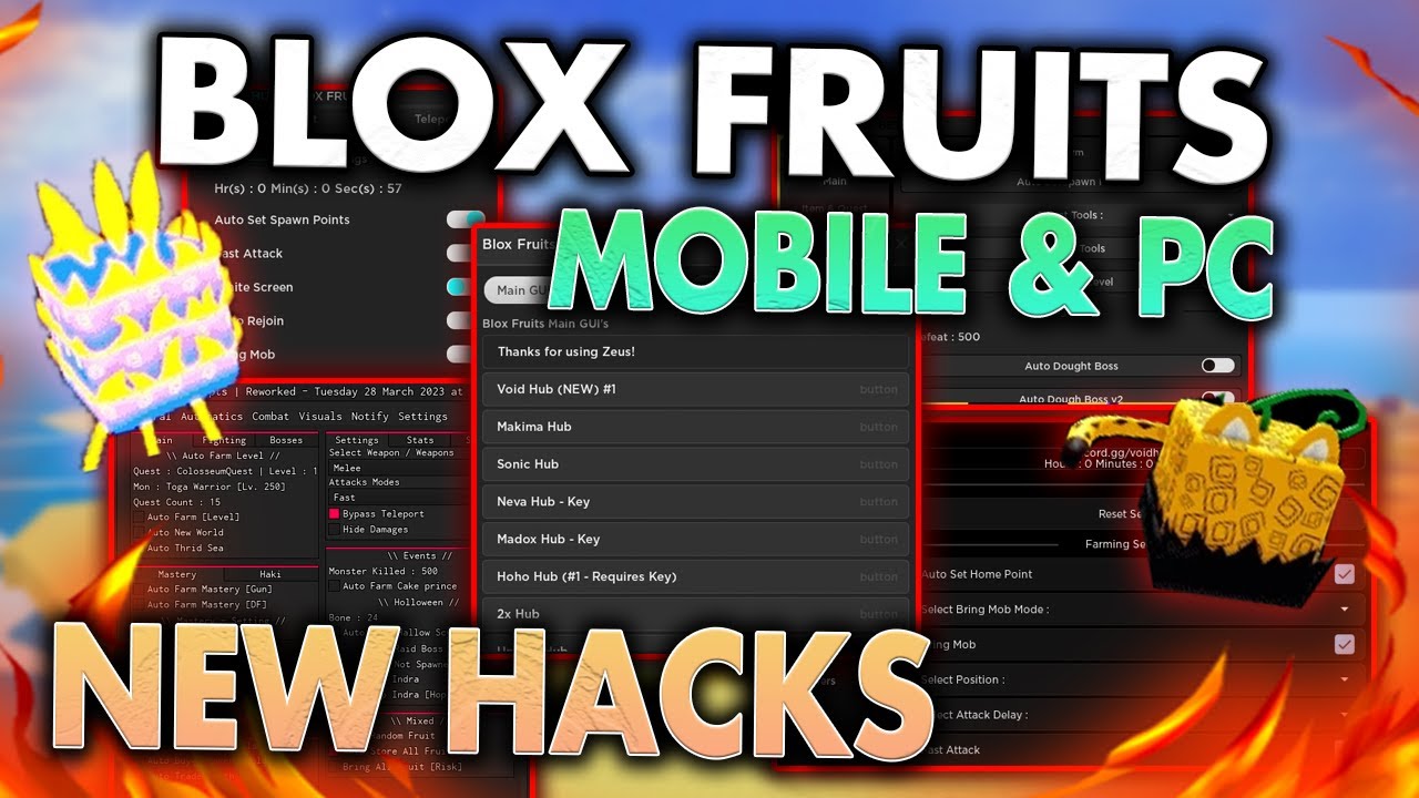 💗EVENT] OP Blox Fruits Script : Autofarm, Bring Fruit, Teleport, PVP Hack,  ESP PC + MOBILE 