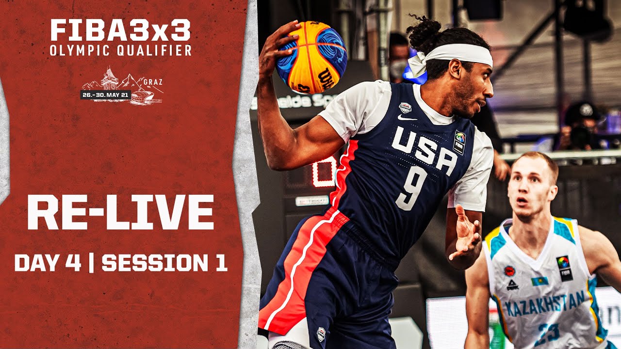 RE-LIVE - FIBA 3x3 Olympic Qualifying Tournament 2021 Day 4 - Session 1