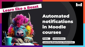 Automated notifications in Moodle course