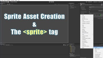 TextMesh Pro - The _sprite_ tag and Sprite Asset Creation process