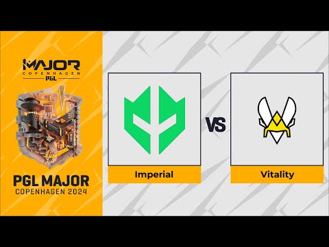 Imperial проти Vitality | Мапа 1 Overpass | PGL CS2 MAJOR COPENHAGEN 2024 - Elimination Stage