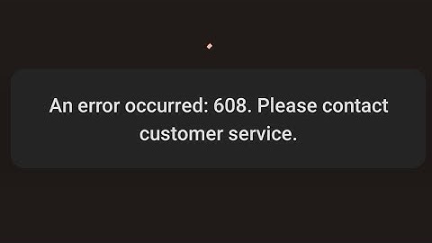 Realme an error  occurred 608 problem solve in 2 min