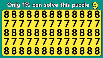 Only 1% can solve this puzzle – Odd One Out Challenge!"