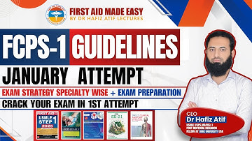 FCPS-1 Guidelines Specialty Wise | January Attempt | Dr Hafiz Atif | Crack Your Exam in 1st Attempt